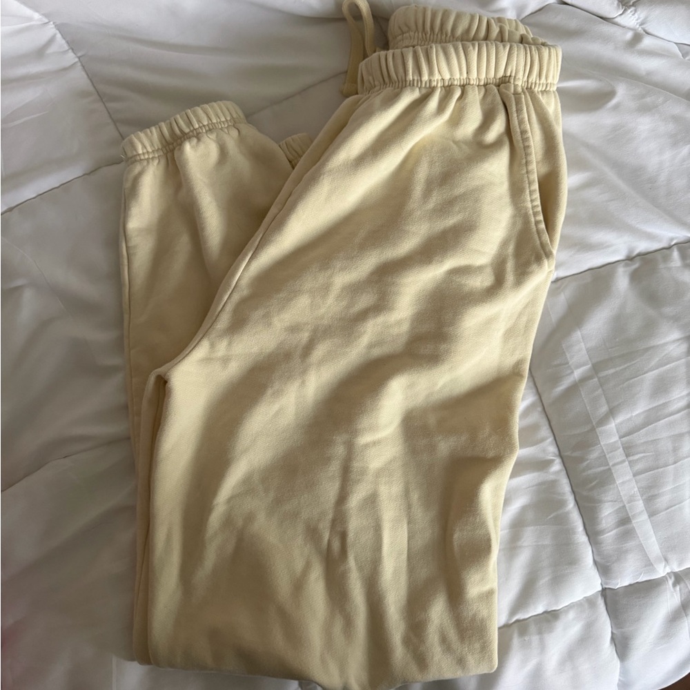 Daily Drills Unisex joggers in sand, bandana patch